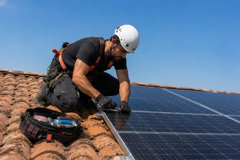 Maintenance et monitoring de panneaux solaires à Moliets-et-Maa
